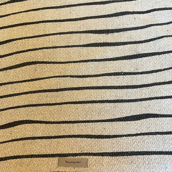 Bloomingville Neutral Textured Striped Throw Pillow Covers. - Picture 2 of 8